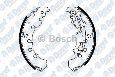 BOSCH 0986487702 Arka Balata Pabuclu Corsa 1.2 1.3 Cdti 2006-2010